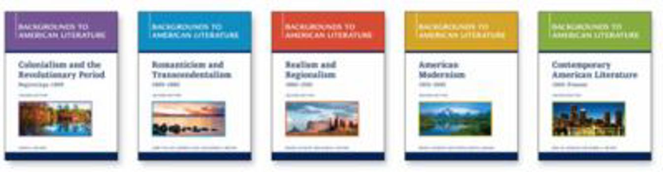 Hardcover Backgrounds to American Literature Book