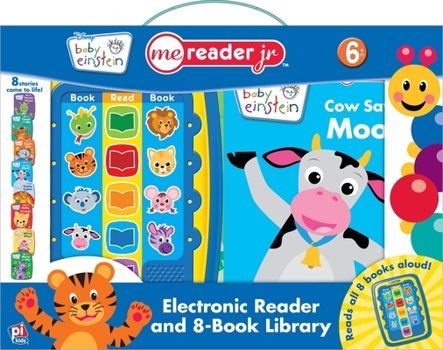 Hardcover Baby Einstein Me Reader Jr 8-Book Library [With Electronic Reader and Battery] Book