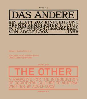 Paperback The Other: A Magazine for the Introduction of Occidental Culture to Austria (Vienna 1903 / Reprint 2015) Book