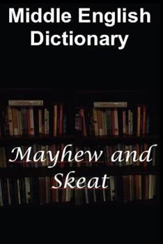 Paperback Middle English Dictionary Book