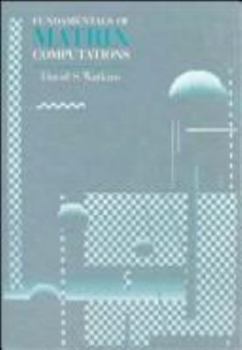 Hardcover Fundamentals of Matrix Computations Book