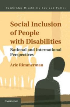 Hardcover Social Inclusion of People with Disabilities: National and International Perspectives Book