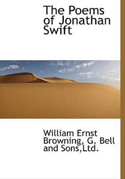 Hardcover The Poems of Jonathan Swift Book