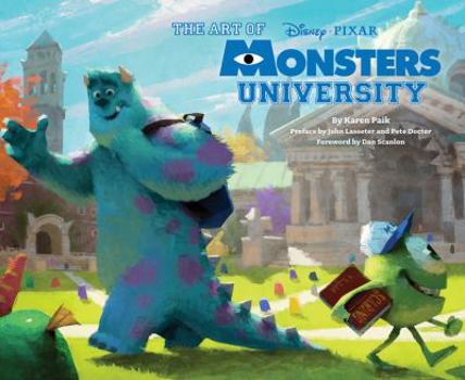 Hardcover The Art of Monsters University Book