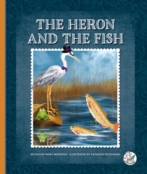 Library Binding The Heron and the Fish Book