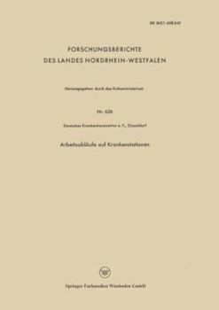Paperback Arbeitsabläufe Auf Krankenstationen [German] Book
