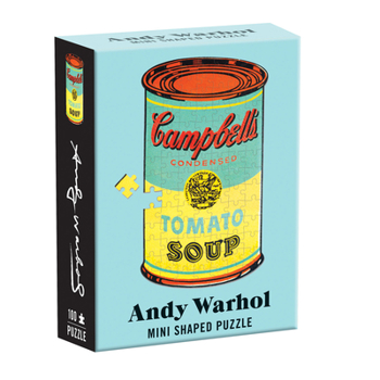 Board Game Andy Warhol Mini Shaped Puzzle Campbell's Soup Book