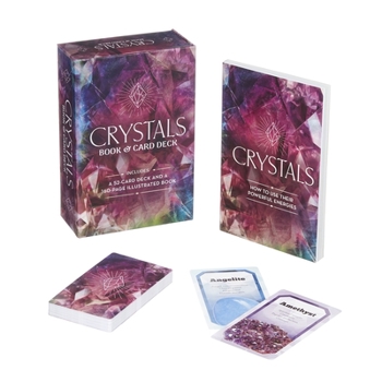 Paperback Crystals Book & Card Deck: Includes a 52-Card Deck and a 160-Page Illustrated Book