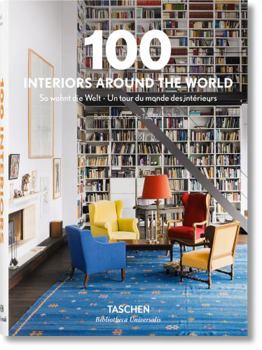 Hardcover 100 Interiors Around the World Book