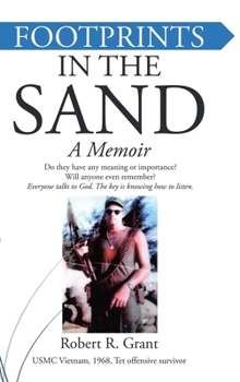 Hardcover Footprints In The Sand: A Memoir Book