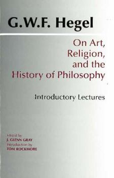 Paperback On Art, Religion, and the History of Philosophy: Introductory Lectur Book