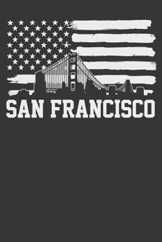 Paperback Notebook: Dot Grid Dotted 6x9 120 Pages San Francisco USA Book
