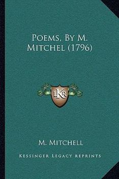 Paperback Poems, By M. Mitchel (1796) Book