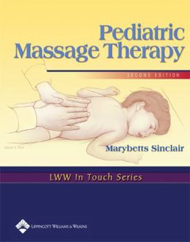 Paperback Pediatric Massage Therapy Book