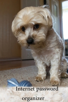 Paperback internet password organizer: password book, password log book and internet password organizer, alphabetical password book, Logbook To Protect Usern Book