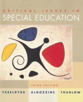 Paperback Critical Issues in Special Education Book