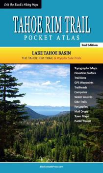 Paperback Tahoe Rim Trail Pocket Atlas Book
