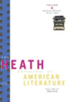 Paperback The Heath Anthology of American Literature: Modern Period (1910-1945), Volume D Book