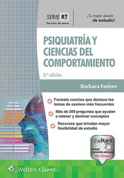 Paperback Serie Rt. Psiquiatría Y Ciencias del Comportamiento [Spanish] Book