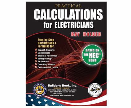 Paperback 2023 Practical Calculations For Electricians By Ray Holder Book