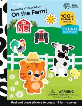 Baby Einstein - On the Farm! Reusable Sticker Book - 100+ Reusable Stickers! - PI Kids - Book  of the Baby Einstein