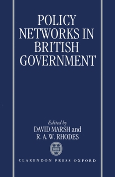 Hardcover Policy Networks in British Government Book