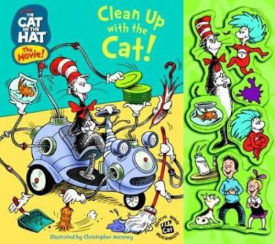 Hardcover Clean Up with the Cat! [With Magnets to Play Along] Book