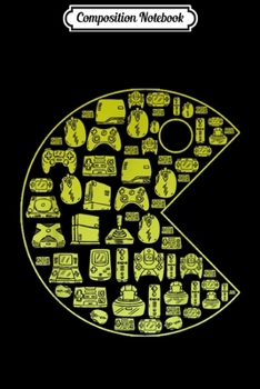 Composition Notebook: Vintage Video Game Player 1980 Retro Millennial Gamer Journal/Notebook Blank Lined Ruled 6x9 100 Pages