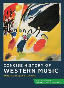 Hardcover Concise History of Western Music: Anthology Update Book