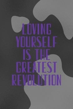 Loving Yourself Is The Greatest Revolution: Notebook Journal Composition Blank Lined Diary Notepad 120 Pages Paperback Black Texture Vitiligo