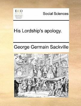 Paperback His Lordship's Apology. Book