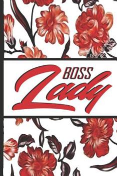 Paperback Best Mom Ever: Boss Lady Red Flowers Pretty Blossom 6x9 Inspirational Gifts for Woman Book