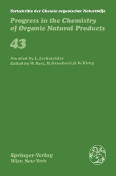 Fortschritte Der Chemie Organischer Naturstoffe / Progress in the Chemistry of Organic Natural Products