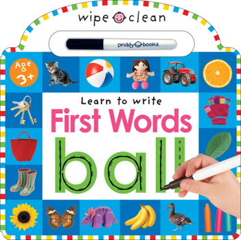 Wipe Clean: First Words - Book  of the Wipe Clean