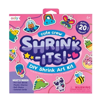 Misc. Shrink-Its! D.I.Y. Shrink Art Kit - Cute Crew [Multiple Languages] Book