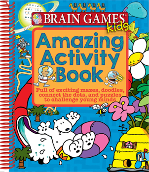 Hardcover Brain Games Kids - Amazing Activity Book - Pi Kids Book