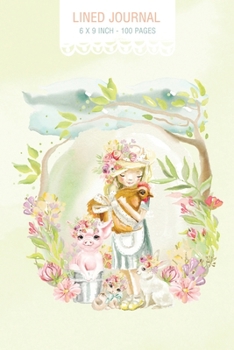 Country Girl Lined Journal: 100 Page Lined Journal - 6x9 inch (Elitic Journals)