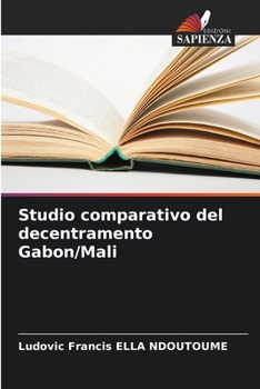 Paperback Studio comparativo del decentramento Gabon/Mali [Italian] Book