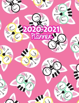 2020-2021 Planner: Two Year Calendar Organizer and Goal Journal | January 2020 - December 2021 Daily, Weekly and Monthly Planner Book with Back Sticker Expression Wall for 2 Years | Design Code 629924