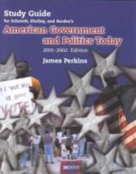 Paperback Schmidt, Shelly, and Bardes's American Government and Politics Today : 2001-2002 Book