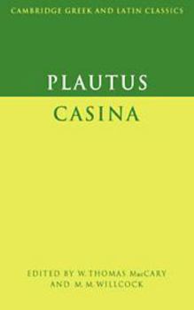 Hardcover Plautus: Casina Book