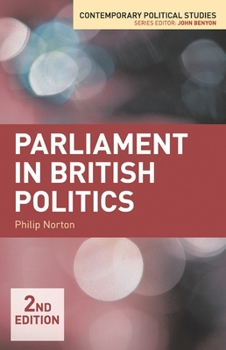 Paperback Parliament in British Politics Book
