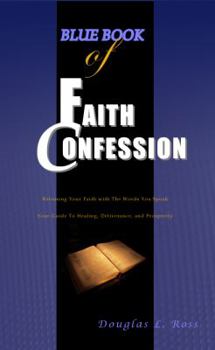 Paperback Blue Book of Faith Confession Book