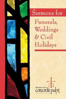 Paperback Sermons for Funerals, Weddings, & Civil Holidays [With CDROM] Book