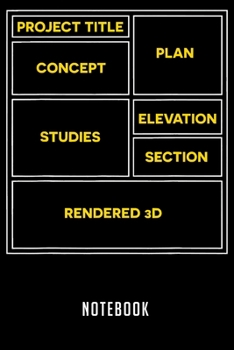 Notebook: Architecture architect student architectural design gift notebook6x9(100 pages)Blank Lined Paperback Journal For StudentArchitect Notebook for Journaling & Training NotesArchitecture JounalA