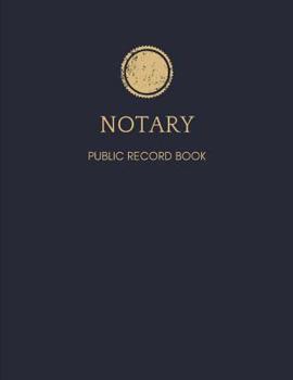 Paperback Notary Journal: Classic Public Record Book, 120 Pages, 8.5x11 Book