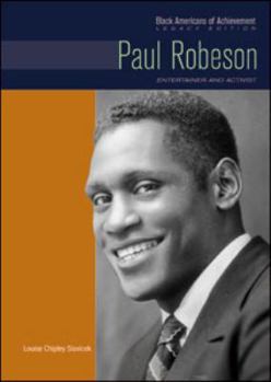 Hardcover Paul Robeson: Entertainer and Activist Book
