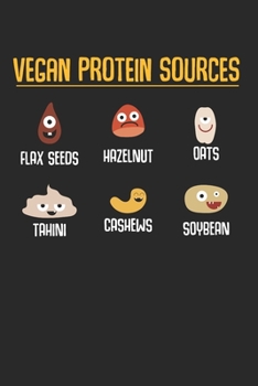 Paperback Vegan Protein Notebook - Vegan Athlete Journal Planner: Veggie Animal Rights Organizer For Men Women Dot Grid Book