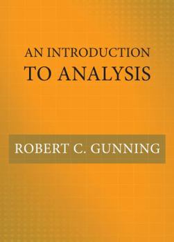 Hardcover An Introduction to Analysis Book