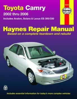 Paperback Toyota Camry 2002-2006 Repair Manual Book